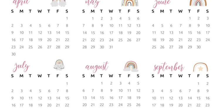 2023 Calendar Printable Free One Page