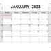 2023 Calendar Printable Pdf Free