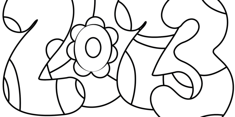 Free Printable Coloring Calendar 2023 For Kids