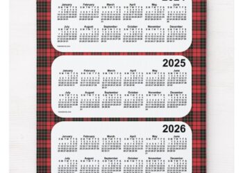 Printable Mouse Pad Calendar 2023