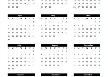 2023 Year Calendar Printable With Holidays