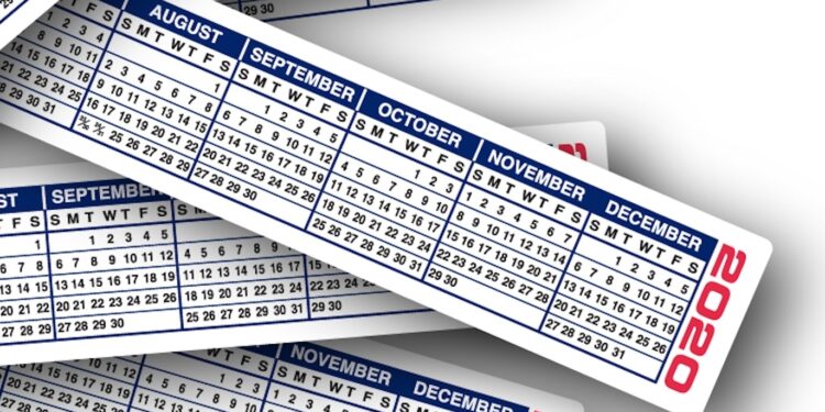 Printable 2023 Calendar Strip