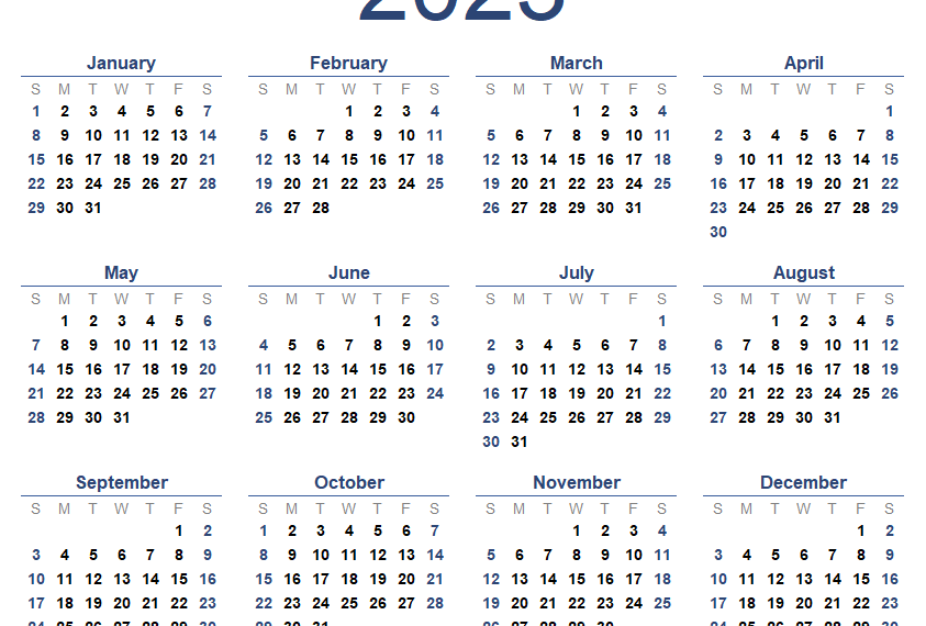 2023 Pdf Calendar Printable 4 2023 Pdf Calendar Printable