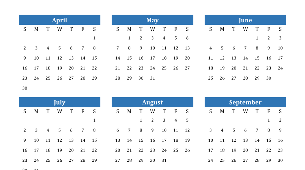 Printable Year Calendar 2023