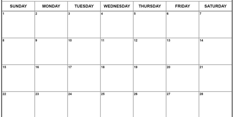 January 2023 Free Printable Calendar