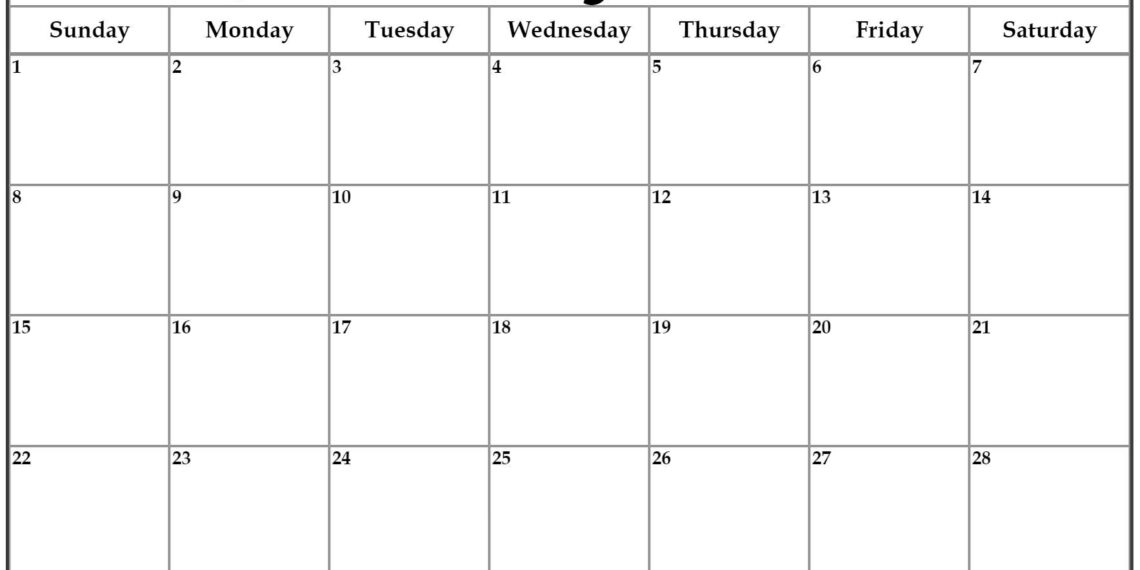 Free Printable January 2023 Calendar Pdf