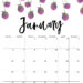 Free Floral Printable Calendar 2023 Sunflower