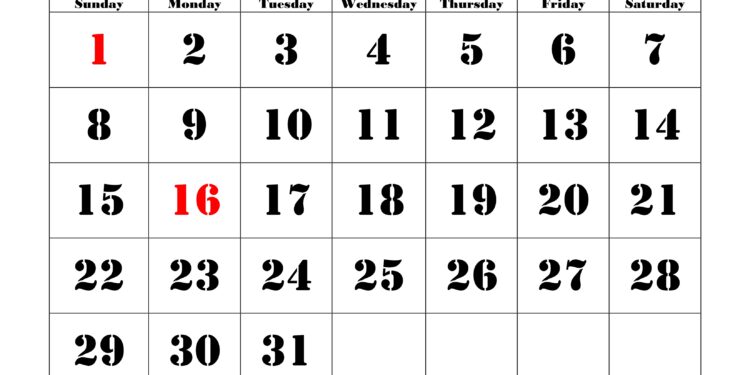 January 2023 Calendar With Holidays Printable