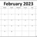 Free Monthly Calendar 2023 Printable