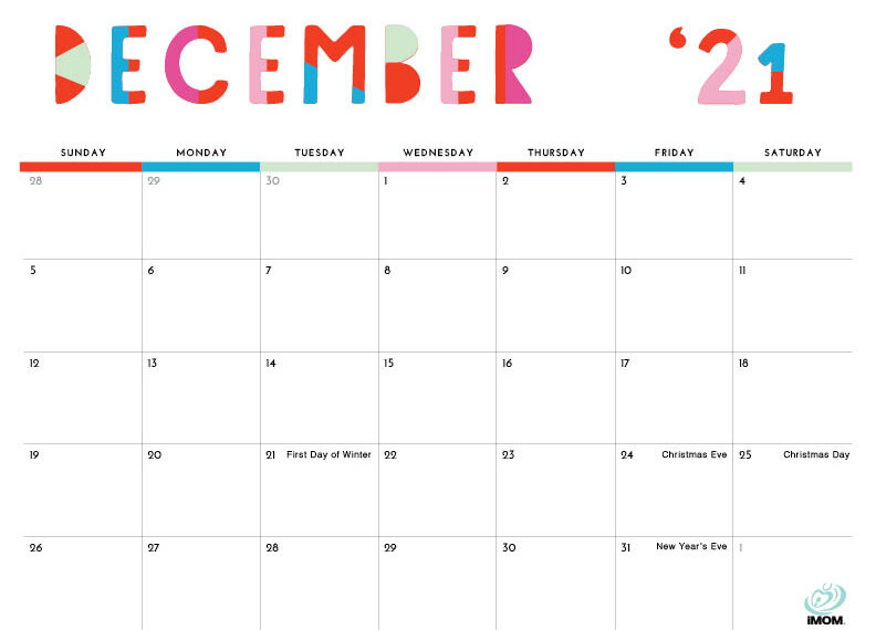 Imoms Printable Calendar 2023