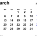March 2023 Calendar Printable Editable