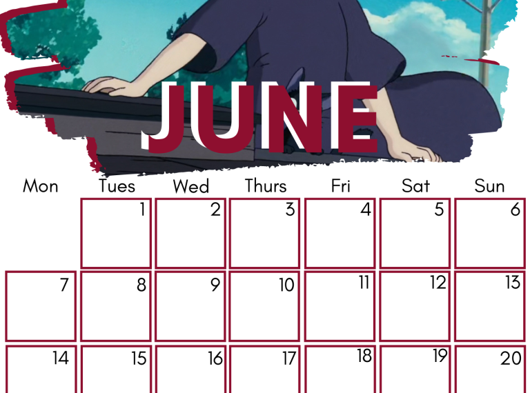 Printable Anime Calendar 2023 2 Printable Anime Calendar 2023