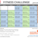 Fitness Calendar 2023 Printable