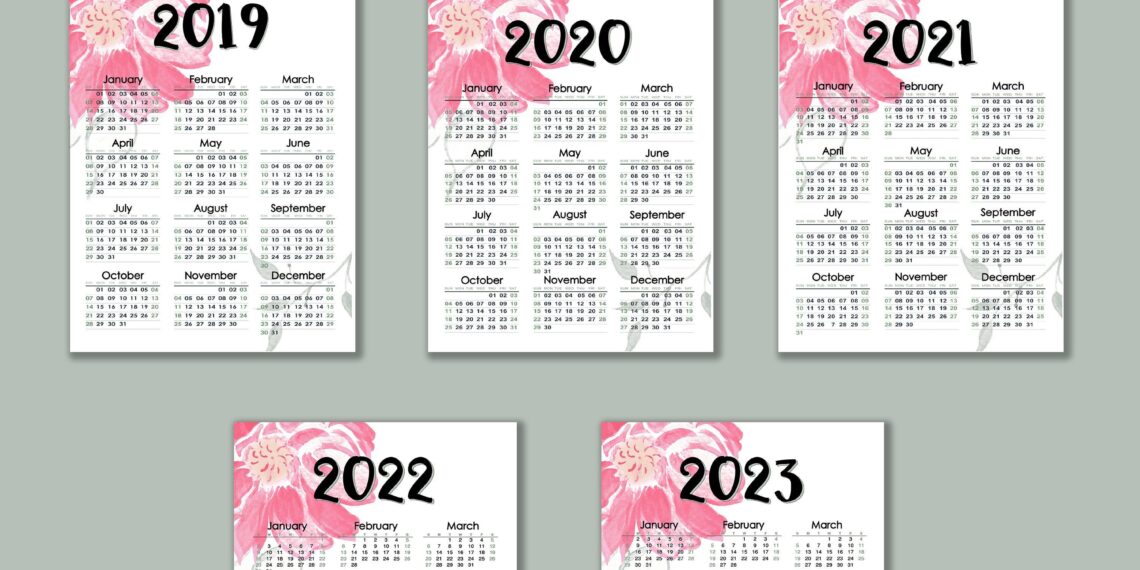 Cute Printable 2023 Calendar With Holidays