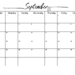 Cute September 2023 Calendar Printable