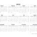 2023 Printable Word Calendar
