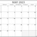 May 2023 Calendar Printable Free