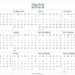 2023 Planner Calendar Printable Pdf