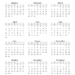 Printable 1 Page Calendar 2023