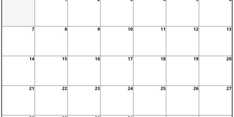 2023 May Printable Calendar
