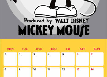 Mickey Mouse Calendar 2023 Printable