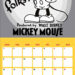 Mickey Mouse Calendar 2023 Printable