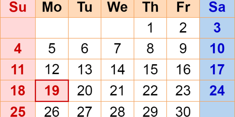 June Calendar 2023 Printable