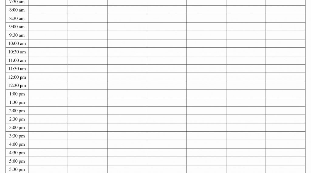 Printable Calendar With Time Slots 2023