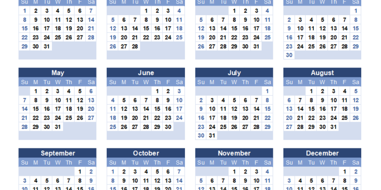 Printable 2023 Calendar With Holidays By Month