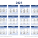 Printable 2023 Calendar With Holidays By Month