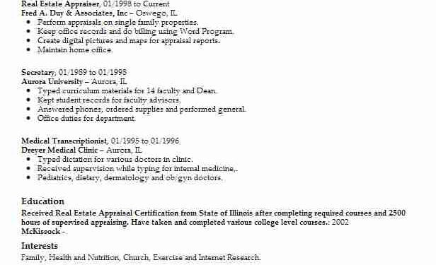 Cover Letter for Real Estate Appraiser