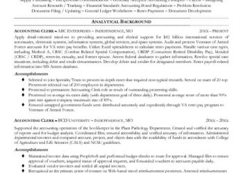 Accounting Clerk Resume
