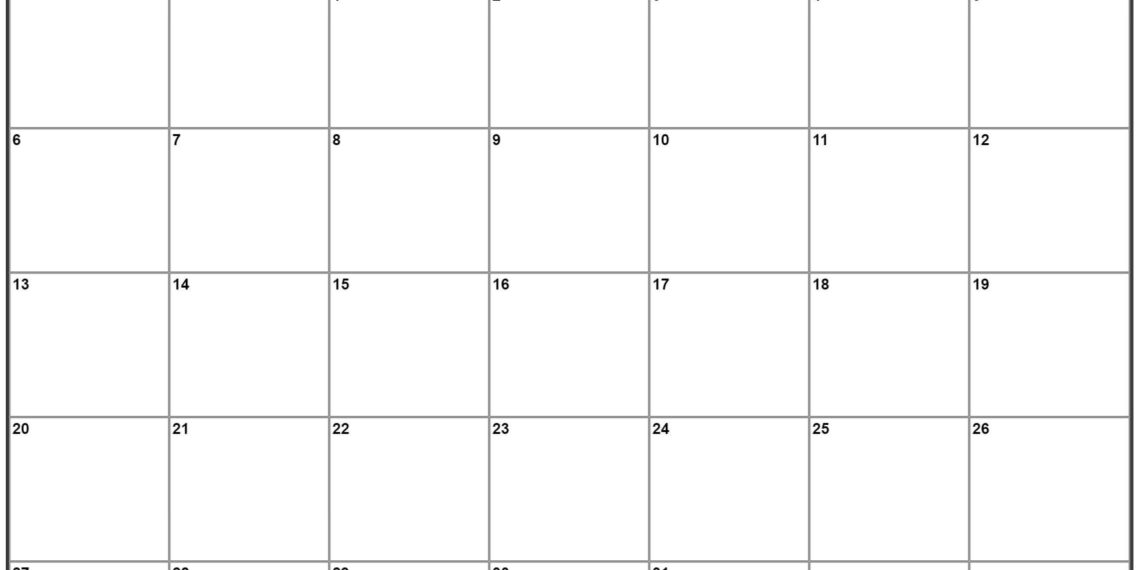 Printable Calendar August 2023