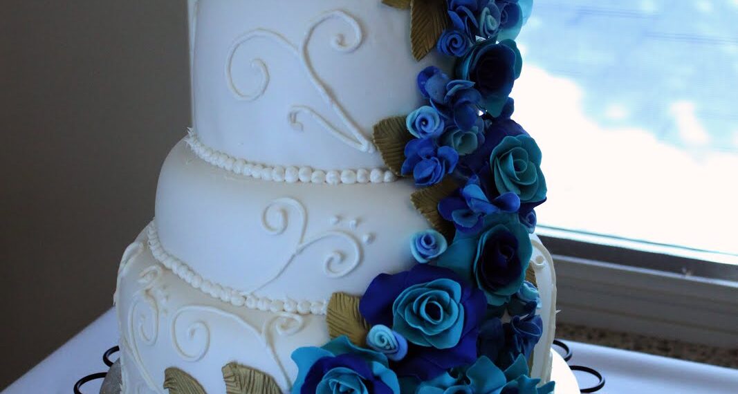 Peacock Wedding Cake
