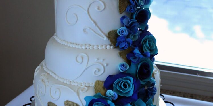 Peacock Wedding Cake