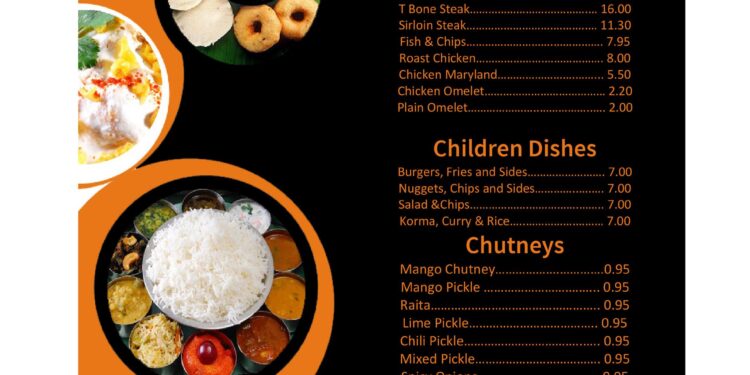 Restaurant Menu Template Free