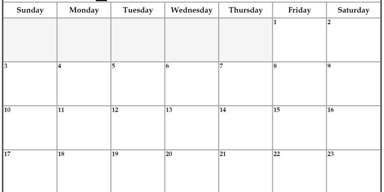 Free Printable September 2023 Calendar