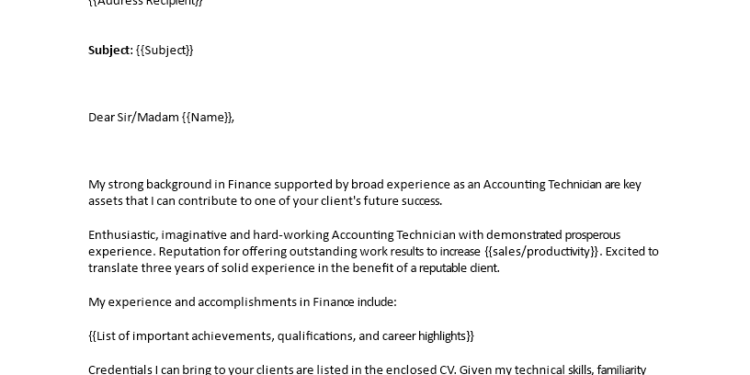 Email Cover Letter for Employee Training