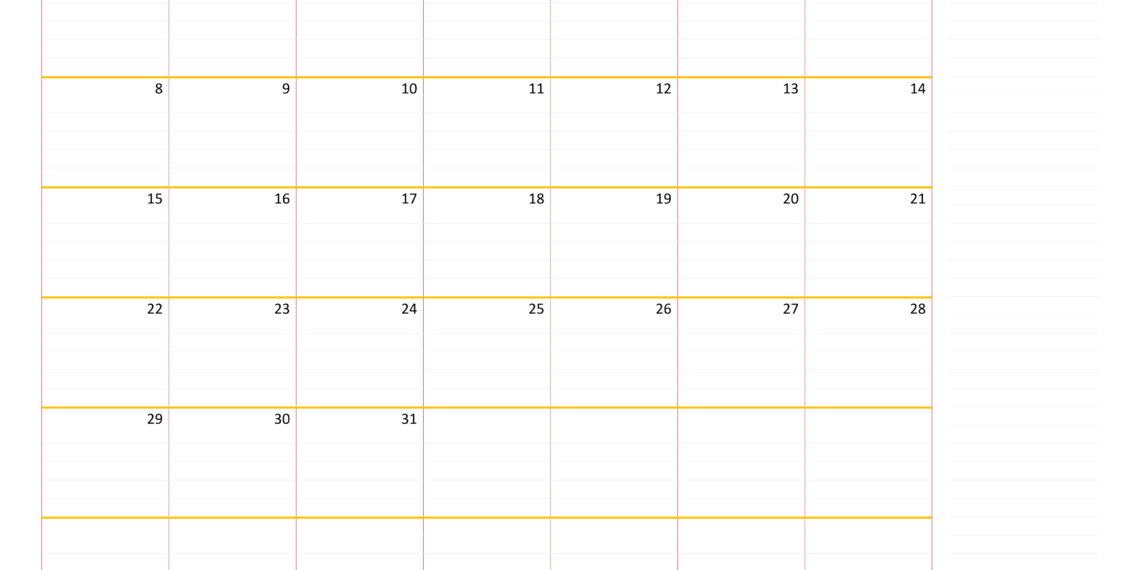 Free Printable 2023 Monthly Calendar Templates