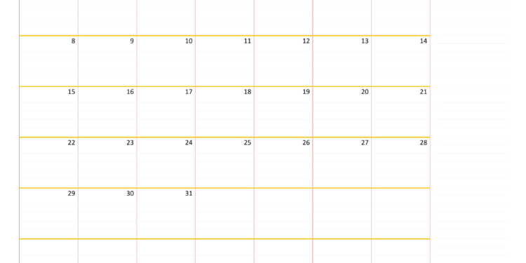 Free Printable 2023 Monthly Calendar Templates