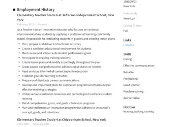 Educator Resume Examples