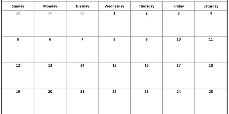 Printable Calendar 2023 Monthly