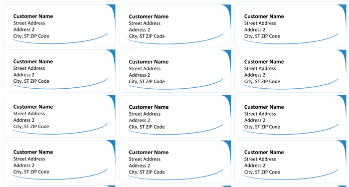 Mailing Label Template Word
