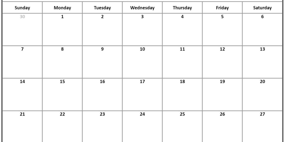 Free Printable May Calendar 2023