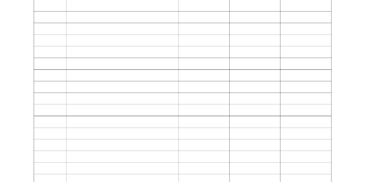 Sign in and Out Sheet