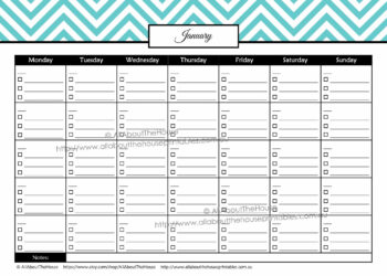 Printable Budget Calendar 2023