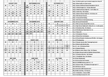 Printable Catholic Calendar 2023