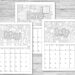 Free Printable Coloring Calendar For Adults 2023