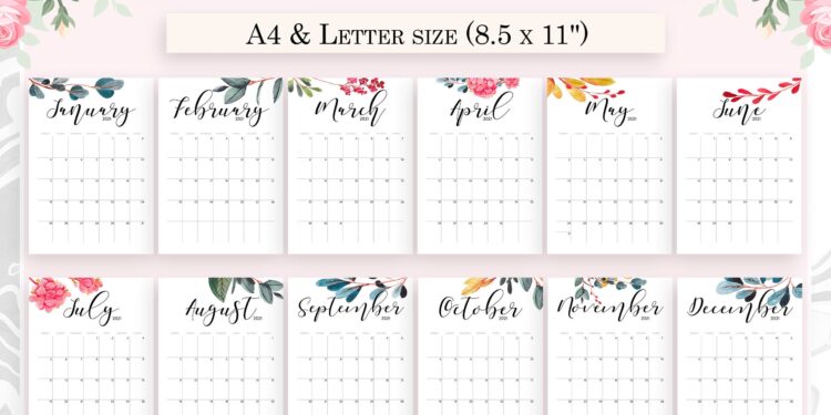 Desk Calendar 2023 Printable