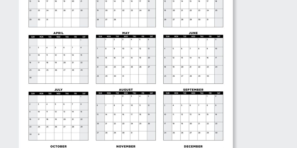 Printable Minimalist Calendar 2023
